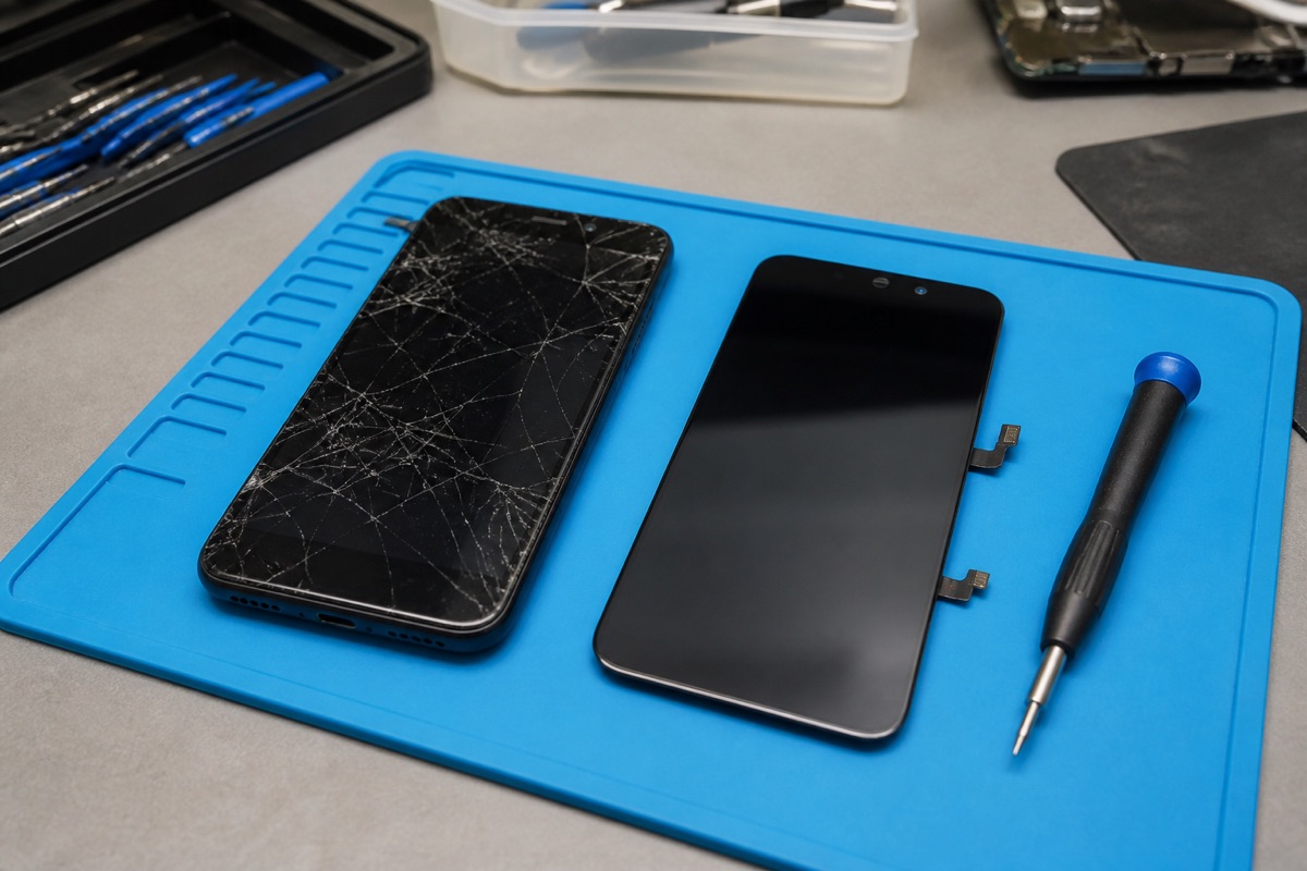 Screen replacement on the bench